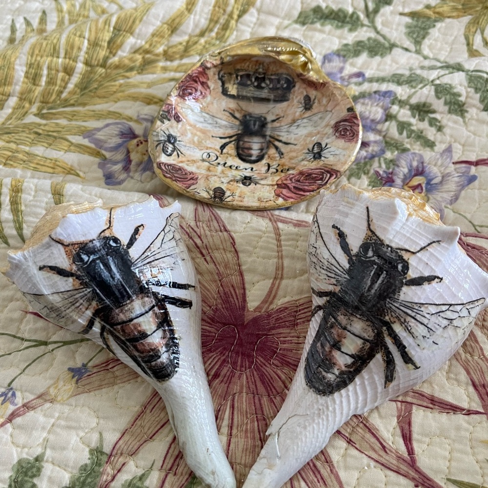 Bees theme shell trinkets - Picture 4 of 4